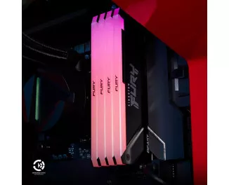 Оперативная память DDR4 16 Gb (3600 MHz) (Kit 8 Gb x 2) Kingston Fury Beast RGB (KF436C17BB2AK2/16)