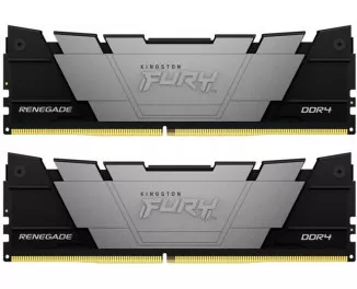 Оперативная память DDR4 16 Gb (3600 MHz) (Kit 8 Gb x 2) Kingston Fury Renegade Black (KF436C16RB2K2/16)