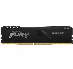 Оперативная память DDR4 16 Gb (3733 MHz) Kingston Fury Beast Black (KF437C19BB1/16)