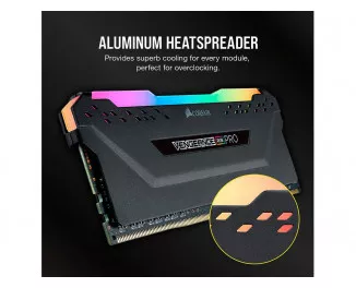 Оперативна пам'ять DDR4 16 Gb (4000 MHz) (Kit 8 Gb x 2) Corsair Vengeance RGB Pro (CMW16GX4M2Z4000C18)