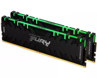 Оперативная память DDR4 16 Gb (4000 MHz) (Kit 8 Gb x 2) Kingston Fury Renegade RGB (KF440C19RBAK2/16)