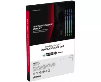 Оперативная память DDR4 16 Gb (4000 MHz) (Kit 8 Gb x 2) Kingston Fury Renegade RGB (KF440C19RBAK2/16)