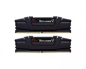 Оперативная память DDR4 16 Gb (4400 MHz) (Kit 8 Gb x 2) G.SKILL Ripjaws V Black (F4-4400C18D-16GVKC)