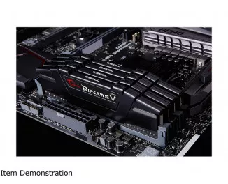 Оперативна пам'ять DDR4 16 Gb (4400 MHz) (Kit 8 Gb x 2) G.SKILL Ripjaws V Black (F4-4400C18D-16GVKC)