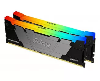 Оперативная память DDR4 16 Gb (4600 MHz) (Kit 8 Gb x 2) Kingston Fury Renegade RGB (KF446C19RB2AK2/16)