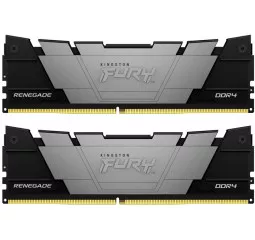 Оперативная память DDR4 16 Gb (4800 MHz) (Kit 8 Gb x 2) Kingston Fury Renegade Black (KF448C19RB2K2/16)