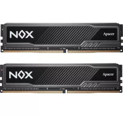 Оперативная память DDR4 32 Gb (3200 MHz) (Kit 16 Gb x 2) Apacer NOX (AH4U32G32C282MBAA-2)