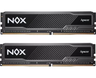 Оперативная память DDR4 32 Gb (3200 MHz) (Kit 16 Gb x 2) Apacer NOX (AH4U32G32C282MBAA-2)