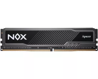 Оперативная память DDR4 32 Gb (3200 MHz) (Kit 16 Gb x 2) Apacer NOX (AH4U32G32C28YMBAA-2)