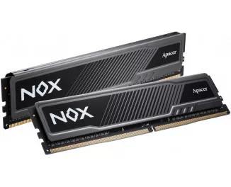 Оперативная память DDR4 32 Gb (3200 MHz) (Kit 16 Gb x 2) Apacer NOX (AH4U32G32C28YMBAA-2)