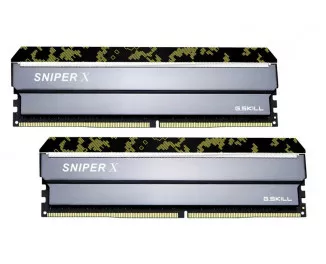 Оперативная память DDR4 32 Gb (3200 MHz) (Kit 16 Gb x 2) G.SKILL Sniper X (F4-3200C16D-32GSXKB)