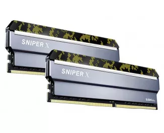 Оперативная память DDR4 32 Gb (3200 MHz) (Kit 16 Gb x 2) G.SKILL Sniper X (F4-3200C16D-32GSXKB)