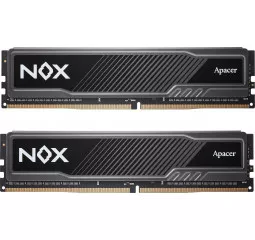 Оперативная память DDR4 32 Gb (3600 MHz) (Kit 16 Gb x 2) Apacer NOX (AH4U32G36C25YMBAA-2)