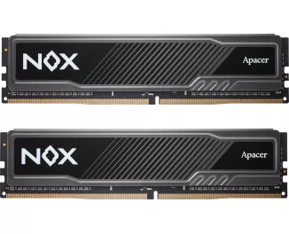 Оперативная память DDR4 32 Gb (3600 MHz) (Kit 16 Gb x 2) Apacer NOX (AH4U32G36C25YMBAA-2)