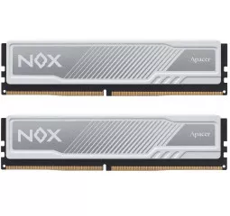 Оперативная память DDR4 32 Gb (3600 MHz) (Kit 16 Gb x 2) Apacer NOX White (AH4U32G36C25YMWAA-2)