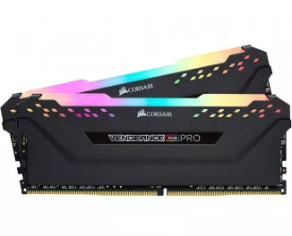 Оперативная память DDR4 32 Gb (3600 MHz) (Kit 16 Gb x 2) Corsair Vengeance RGB PRO Black (CMW32GX4M2Z3600C18)