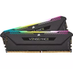 Оперативна пам'ять DDR4 32 Gb (3600 MHz) (Kit 16 Gb x 2) Corsair Vengeance RGB PRO SL (CMH32GX4M2D3600C18)