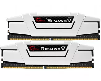 Оперативная память DDR4 32 Gb (3600 MHz) (Kit 16 Gb x 2) G.SKILL Ripjaws V White (F4-3600C18D-32GVW)