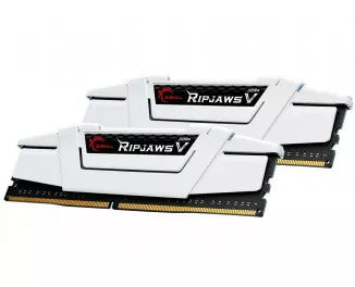 Оперативная память DDR4 32 Gb (3600 MHz) (Kit 16 Gb x 2) G.SKILL Ripjaws V White (F4-3600C18D-32GVW)