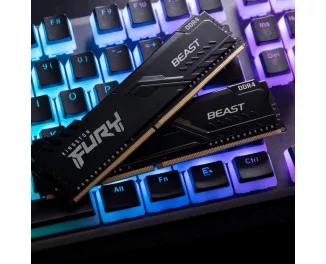 Оперативная память DDR4 32 Gb (3600 MHz) (Kit 16 Gb x 2) Kingston Fury Beast Black (KF436C18BBK2/32)