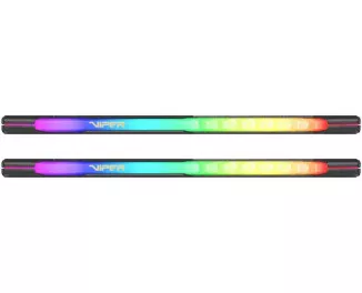 Оперативна пам'ять DDR4 32 Gb (3600 MHz) (Kit 16 Gb x 2) Patriot Viper Steel RGB Black (PVSR432G360C0K)