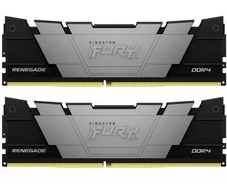 Оперативная память DDR4 32 Gb (4000 MHz) (Kit 16 Gb x 2) Kingston Fury Renegade Black (KF440C19RB12K2/32)