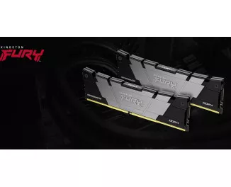 Оперативная память DDR4 32 Gb (4266 MHz) (Kit 16 Gb x 2) Kingston Fury Renegade Black (KF442C19RB12K2/32)