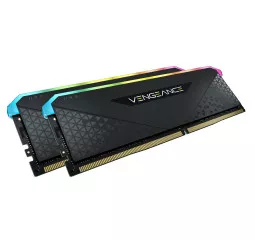 Оперативная память DDR4 64 Gb (3600 MHz) (Kit 32 Gb x 2) Corsair Vengeance RGB RS Black (CMG64GX4M2D3600C18)