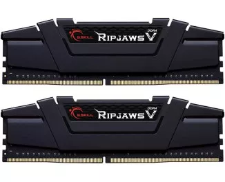 Оперативная память DDR4 64 Gb (3600 MHz) (Kit 32 Gb x 2) G.SKILL Ripjaws V (F4-3600C16D-64GVK)