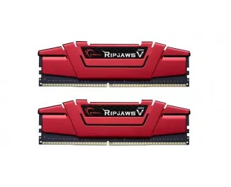 Оперативная память DDR4 8 Gb (2666 MHz) (Kit 4 Gb x 2) G.SKILL Ripjaws V Red (F4-2666C15D-8GVR)