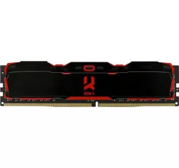 Оперативная память DDR4 8 Gb (3200 MHz) GOODRAM IRDM X Black (IR-X3200D464L16SA/8G)