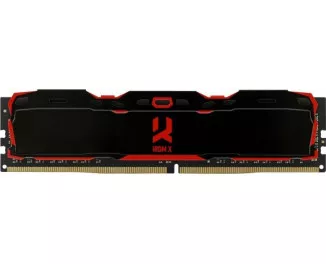 Оперативная память DDR4 8 Gb (3200 MHz) GOODRAM IRDM X Black (IR-X3200D464L16SA/8G)