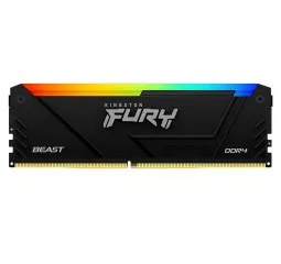 Оперативная память DDR4 8 Gb (3200 MHz) Kingston Fury Beast RGB (KF432C16BB2A/8)