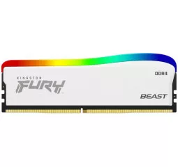 Оперативная память DDR4 8 Gb (3600 MHz) Kingston Fury Beast RGB Special Edition White (KF436C17BWA/8)