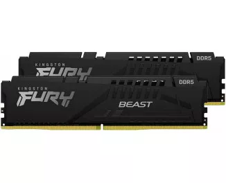 Оперативная память DDR5 16 Gb (5200 MHz) (Kit 8 Gb x 2) Kingston Fury Beast EXPO Black (KF552C36BBEK2-16)