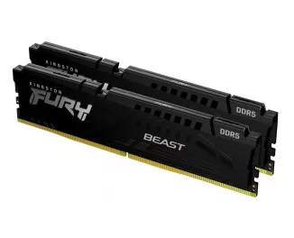 Оперативная память DDR5 16 Gb (5200 MHz) (Kit 8 Gb x 2) Kingston Fury Beast EXPO Black (KF552C36BBEK2-16)