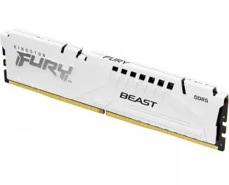 Оперативная память DDR5 16 Gb (5600 MHz) Kingston Fury Beast EXPO White (KF556C36BWE-16)