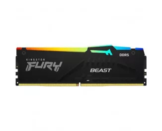 Оперативная память DDR5 16 Gb (5600 MHz) Kingston Fury Beast RGB EXPO Black (KF556C36BBEA-16)
