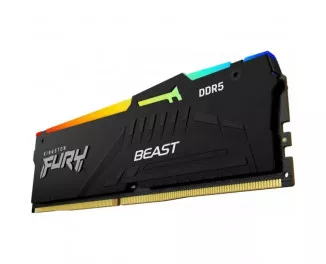 Оперативная память DDR5 16 Gb (5600 MHz) Kingston Fury Beast RGB EXPO Black (KF556C36BBEA-16)