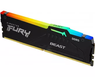 Оперативная память DDR5 16 Gb (5600 MHz) Kingston Fury Beast RGB (KF556C40BBA-16)