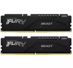 Оперативная память DDR5 16 Gb (5600 MHz) (Kit 8 Gb x 2) Kingston Fury Beast Black (KF556C40BBK2-16)