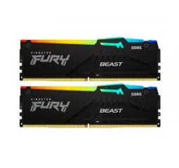 Оперативная память DDR5 16 Gb (6000 MHz) (Kit 8 Gb x 2) Kingston Fury Beast RGB EXPO (KF560C36BBEAK2-16)