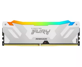 Оперативная память DDR5 16 Gb (6400 MHz) Kingston Fury Renegade RGB White (KF564C32RWA-16)