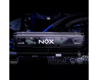 Оперативна пам'ять DDR5 32 Gb (5200 MHz) (Kit 16 Gb x 2) Apacer NOX (AH5U32G52C522MBAA-2)