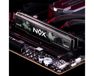 Оперативна пам'ять DDR5 32 Gb (5200 MHz) (Kit 16 Gb x 2) Apacer NOX (AH5U32G52C522MBAA-2)