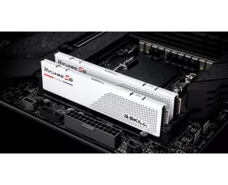 Оперативная память DDR5 32 Gb (5200 MHz) (Kit 16 Gb x 2) G.SKILL Ripjaws S5 White (F5-5200J3636C16GX2-RS5W)