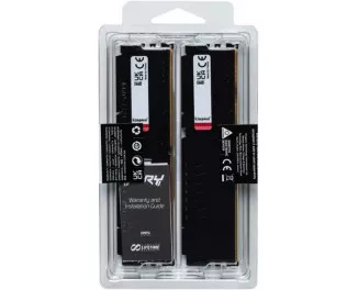 Оперативна пам'ять DDR5 32 Gb (5200 MHz) (Kit 16 Gb x 2) Kingston Fury Beast Black (KF552C36BBEK2-32)