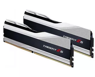 Оперативная память DDR5 32 Gb (5600 MHz) (Kit 16 Gb x 2) G.SKILL Trident Z5 Silver (F5-5600J4040C16GX2-TZ5S)