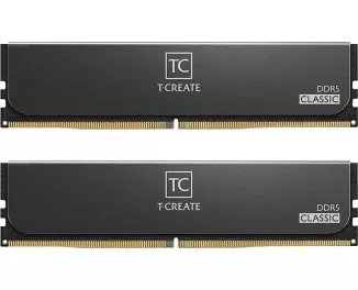 Оперативная память DDR5 32 Gb (5600 MHz) (Kit 16 Gb x 2) Team T-Create Classic 10L Black (CTCCD532G5600HC46DC01)
