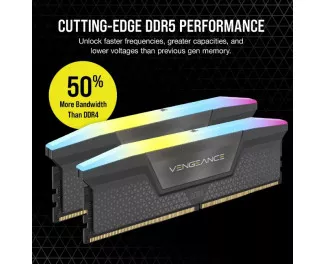 Оперативна пам'ять DDR5 32 Gb (6000 MHz) Corsair Vengeance RGB AMD EXPO (CMH32GX5M1E6000Z38)
